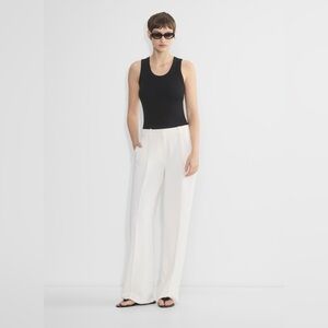 Wilfred The Effortless Pant in Soft Ivory - JUST DRY-CLEANED!